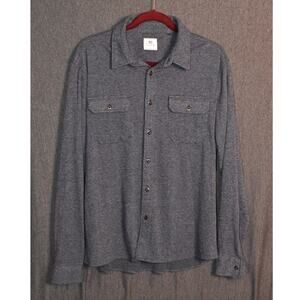 7 Diamonds Men's Large Soft Heavy Flannel Long Sleeve Shirt Button Up 7D Cozy